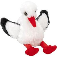 Pluche knuffel Ooievaar van 13 cm -