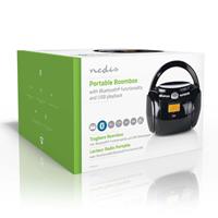 Nedis SPBB100BK Boombox 9 W Bluetooth® Cd-speler / Fm-radio /...