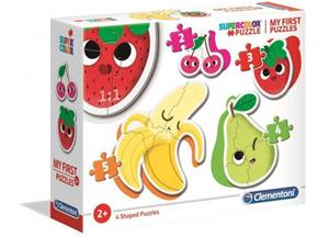Clementoni Fruits 2+3+4+5 stukjes