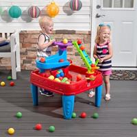 Step2 - Discovery Ball Wasserspieltisch mit Bällen Wassertisch mit 13-teiligem Zubehörset Garten Wasser Spieltisch für Kinder oder Indoor Bälle Tisch