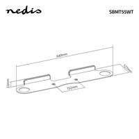 Nedis SBMT55WT Soundbarbeugel Wand Voor Sonos® Beam™...