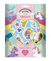 Totum raamsticker unicorn meisjes vinyl 60 stickers