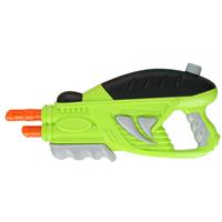 1x Waterpistolen/waterpistool groen van 42 cm 350 ml kinderspeelgoed Groen