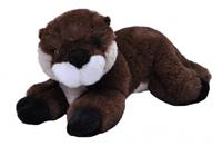 Wild Republic knuffel otter Ecokins Mini junior 20 cm pluche bruin