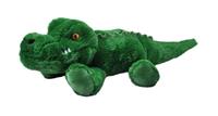 Wild Republic knuffel alligator Ecokins junior 30 cm pluche groen