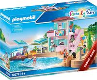 PLAYMOBIL Family Fun: ijssalon aan de haven (70279)