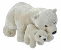 Wild Republic Grote Pluche knuffel dieren familie Luiaard 62 cm -