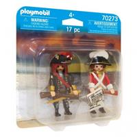 PLAYMOBIL Duopack: Piratenkapitein en Roodroksoldaat (70273)