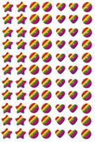 Herma stickers Regenboog junior 12 x 8,4 cm folie