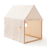 Kids Concept Spielzelt Hauszelt, 124 cm hoch beige