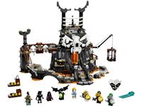 LEGO Konstruktionsspielsteine Verlies des Totenkopfmagiers (71722), LEGO NINJAGO, Kunststoff, (1171-tlg.)