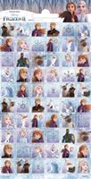 stickervel Frozen 2 meisjes papier 60 delig