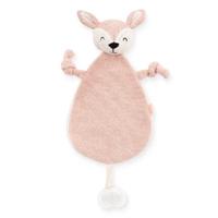 Knuffeldoekje Deer pale pink