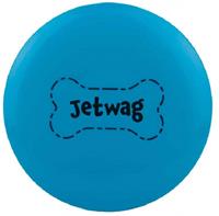 frisbee Jetwas 20 x 20 x 1,3 cm rubber blauw