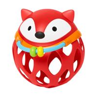 Skip Hop Rasselball Fuchs mit Beißring, rot orange