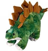 Wild Republic knuffel Dinosauria Stegosaurus 25 cm pluche groen