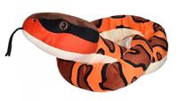 Wild Republic knuffel cobra junior 137 cm pluche groen/zwart