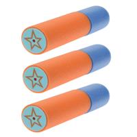 Set van 3x waterpistool van foam 16 cm Multi - Waterpistolen