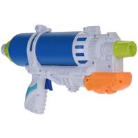 1x Waterpistolen/waterpistool blauw/wit van cm kinderspeelgoed - Waterpistolen