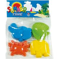 Basic Androni Summer Time Zandvormpjes Dieren 4 Stuks