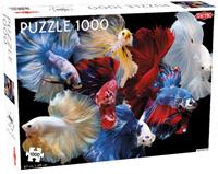 Tactic puzzel vechtvissen 67 x 48 cm 1000 stukjes