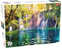 Tactic puzzel landschap watervallen Plitvice meren 1000 stukjes