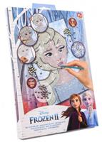 Slammer mozaïek diamond Frozen II meisjes 28 cm cm paars 10 delig