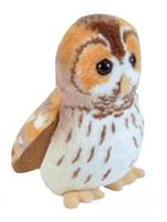 Wild Republic Bosuil vogeltje met geluid van pluche 13 cm -