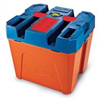 Hot Wheels lanceerbaan Track Builder Box 34 x 31 cm blauw/oranje