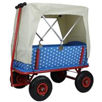 BEACHTREKKER Bolderkar Style met opvouwbaar dak Blueberry