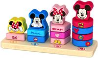 Disney stapelspel Mickey Mouse 31,5 x 25,5 cm hout 15-delig