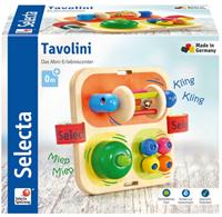 Schmidt Spiele Selecta 62014 - Tavolini, Motorik-Activity-Center, Holz, 14 cm