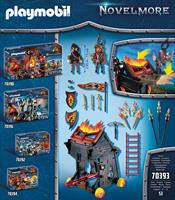 Playmobil Konstruktions-Spielset Burnham Raiders Feuerrammbock (70393), Novelmore, Kunststoff