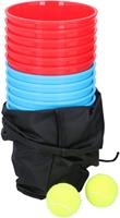 Lifetime Games bierpong set 18 cm kunststof rood 15 delig