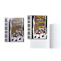 8x A5 muziekschriften met notenbalken - Schriften