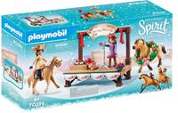 Playmobil Konstruktions-Spielset Weihnachtskonzert (70396), Spirit Riding Free, Kunststoff