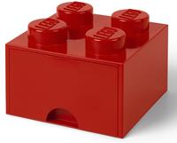 LEGO Aufbewahrungsbox mit Schublade Rot 25 x 25 x 18 cm