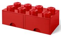 LEGO Opbergbox met Lades Rood 50 x 25 x 18 cm