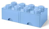 LEGO Opbergbox met Lades Lichtblauw 50 x 25 x 18 cm