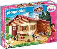 PLAYMOBIL Heidi - Heidi met grootvader bij de alpenhut 70253