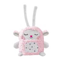 SES Creative knuffel Tess Emotimals 30 x 20 cm roze/wit