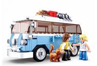 Sluban M38-B0707 - Model Bricks, Hippie Bus, Bausatz, Klemmbausteine