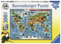 Ravensburger puzzel 300 stukjes Dieren over de wereld
