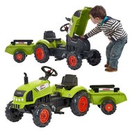 Falquet & Cie S.A.S. Tret- Traktor Claas mit Hänger