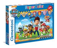 Clementoni legpuzzel Paw Patrol 104 stukjes 48,5 x 33,5 cm