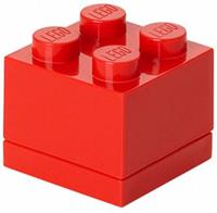 LEGO mini-opbergsteen 4 noppen 4,6 x 4,3 cm polypropeen zwart