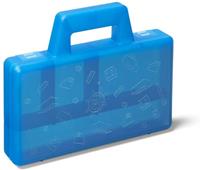 LEGO sorteerkoffer 19 x 16 cm polypropeen blauw/transparant