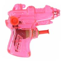 Mini waterpistool roze 7 cm - Waterpistolen