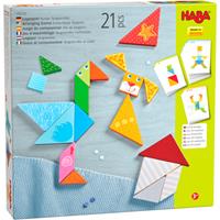 HABA Legespiel Bunter Tangram-Mix, Geschicklichkeitsspiel