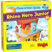 HABA Meine ersten Spiele - Rhino Hero Junior, Geschicklichkeitsspiel